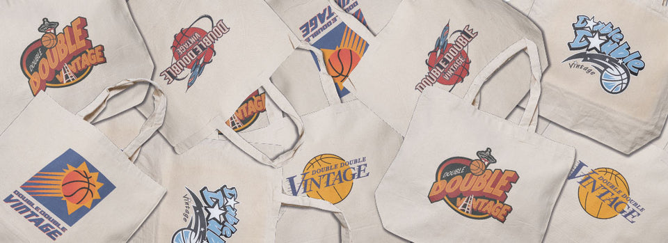Double Double NBA Tote Bags