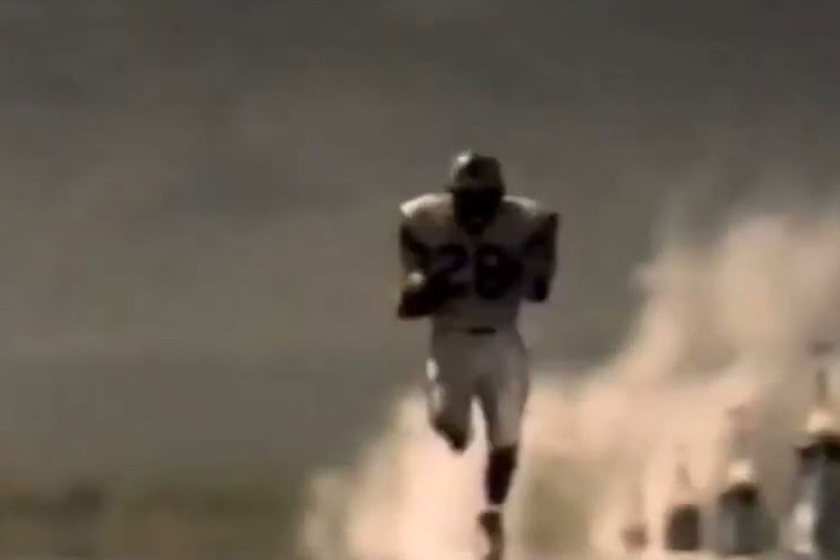 Marshall Faulk Nike commercial (mid 90s) 