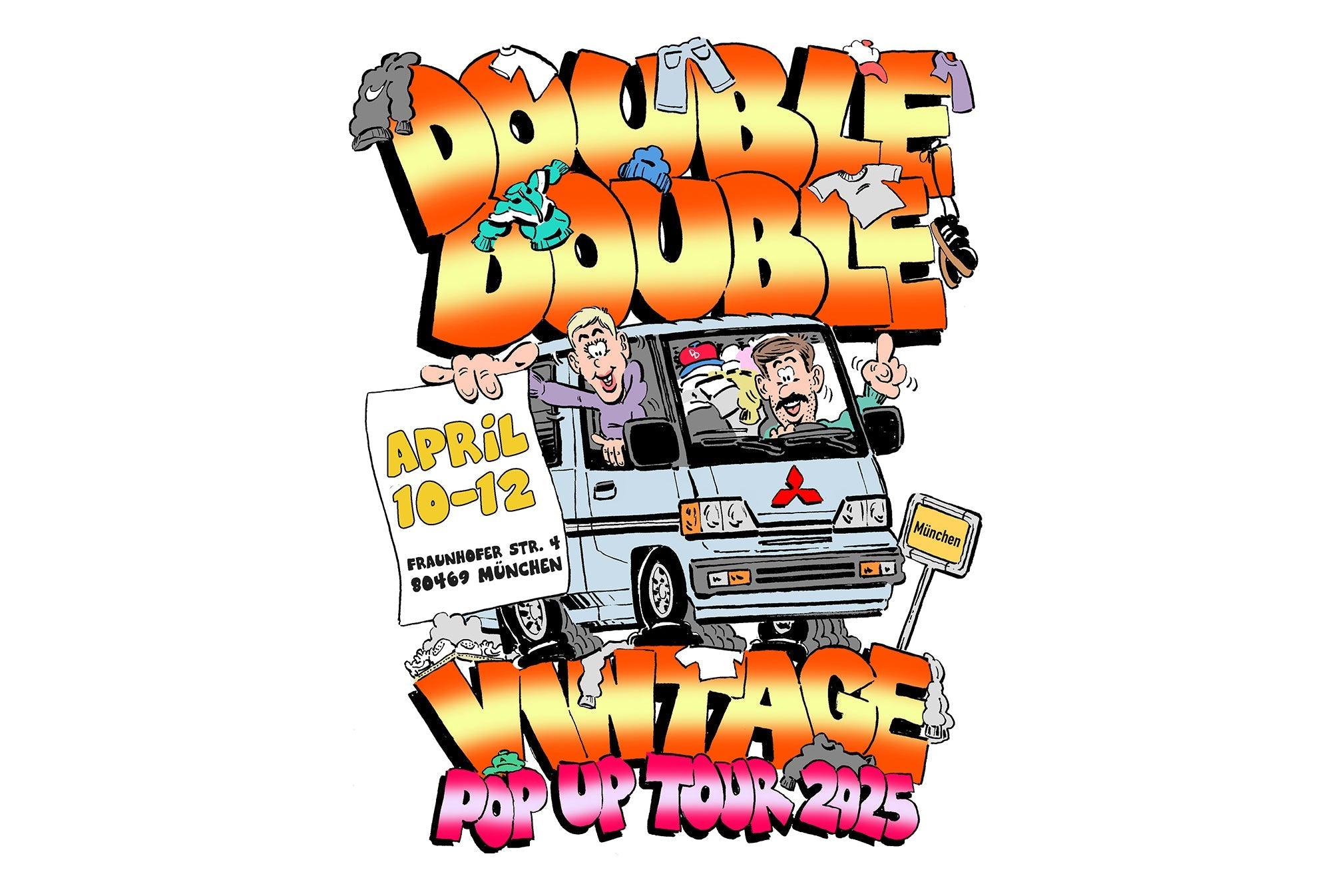 Double Double Vintage Pop Up Tour 2025: München | April 10-12