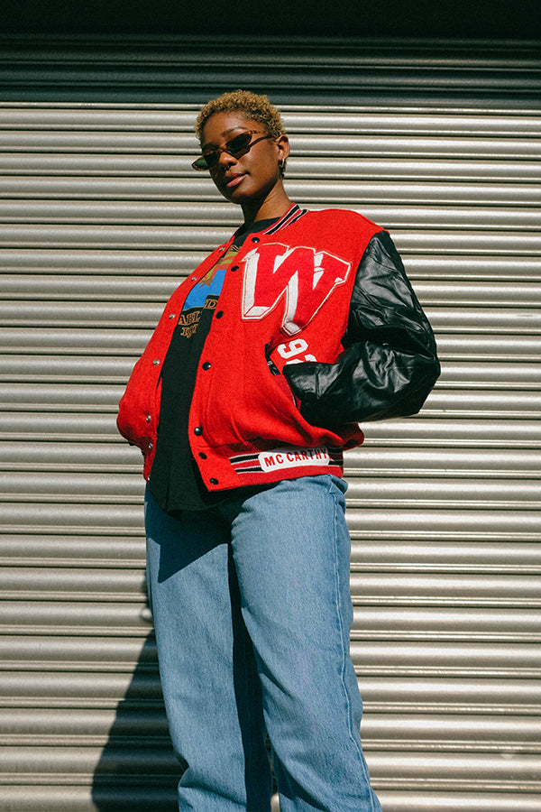 Vintage on sale college jacket