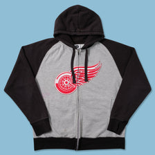 Detroit Red Wings Zip Hoody Large - Double Double Vintage