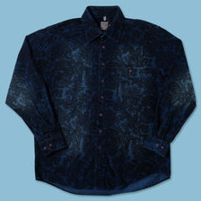 Y2K Corduroy Shirt Large - Double Double Vintage