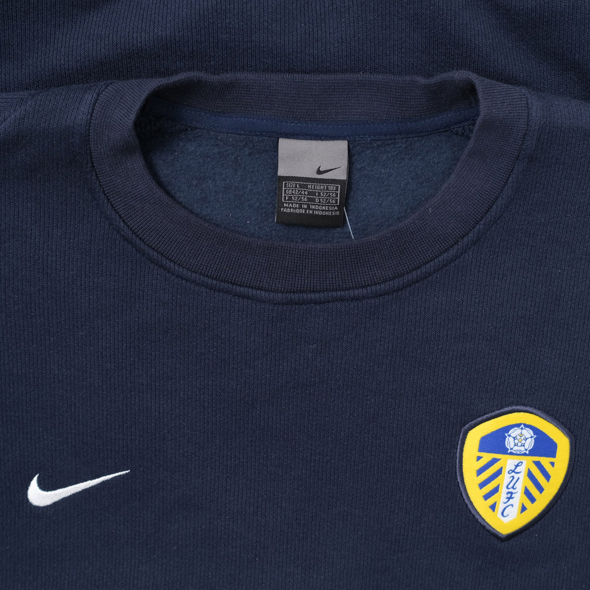 Leeds United Nike 長袖ポロシャツ ビンテージ Vintage Nike Leeds United Sweater Large / XLarge kaufen – Double