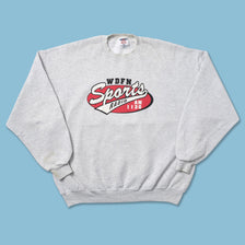Vintage WDFN Sports Radio Sweater XLarge