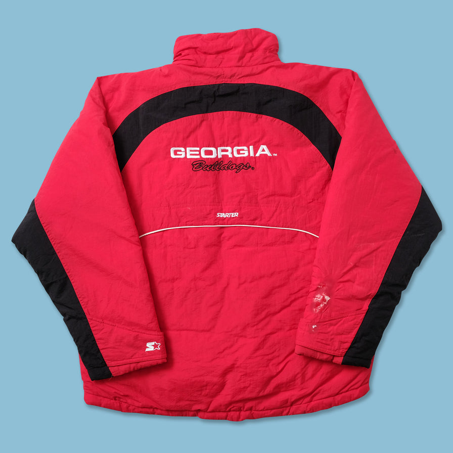 Vintage Starter Georgia Bulldogs Padded Jacket Small