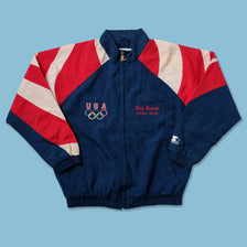 Vintage Starter USA Olympics Light Jacket XLarge