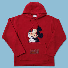 Vintage Mickey Mouse Fleece Hoody Small - Double Double Vintage