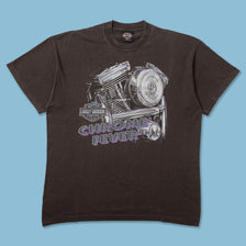 1996 Harley Davidson Chrome Fever T-Shirt XLarge - Double Double Vintage