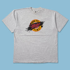 Vintage Miller Time T-Shirt XLarge - Double Double Vintage