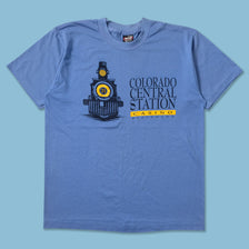 Vintage Colorado Central Station T-Shirt Medium - Double Double Vintage