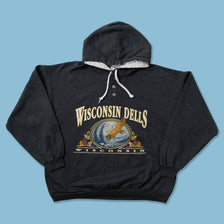 1994 Wisconsin Hoody Medium - Double Double Vintage