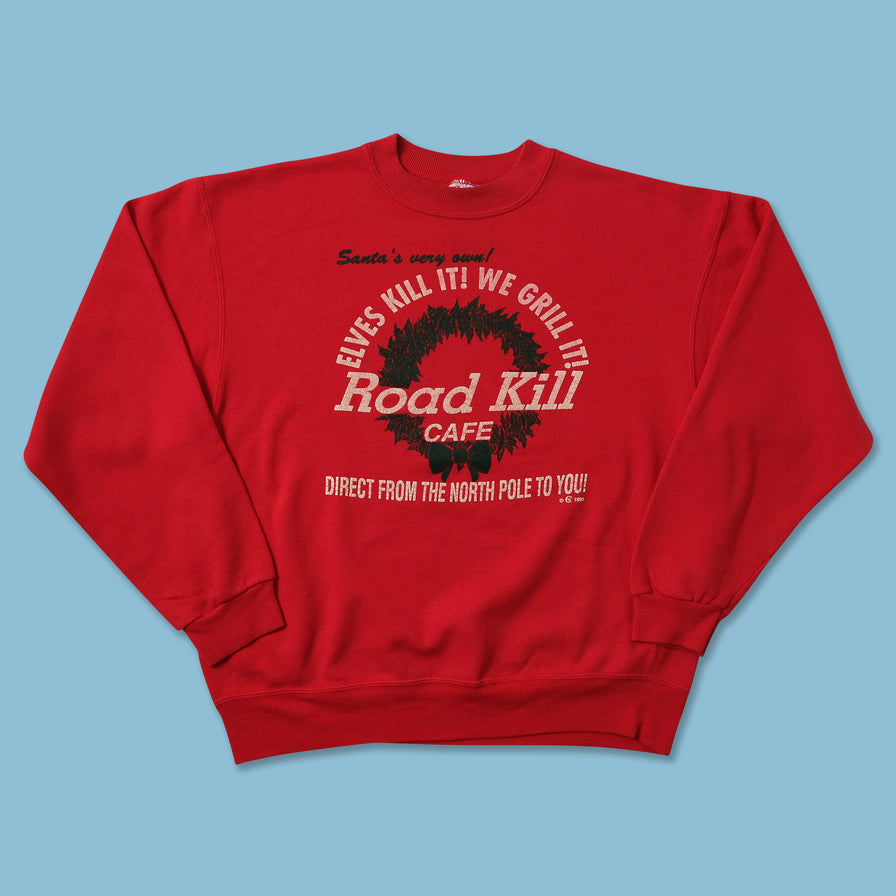 1993 Roadl Kill Cafe Sweater Small - Double Double Vintage