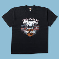 1998 Harley Davidson T-Shirt XLarge - Double Double Vintage