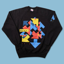 1990 Heart Brigade Sweater Small - Double Double Vintage