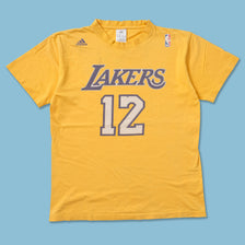 2012 adidas Los Angeles Lakers T-Shirt Medium