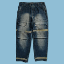 Y2K Cargo Baggy Pants 38x33 - Double Double Vintage