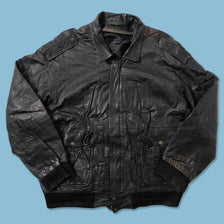 Vintage Flight Leather Jacket XLarge - Double Double Vintage