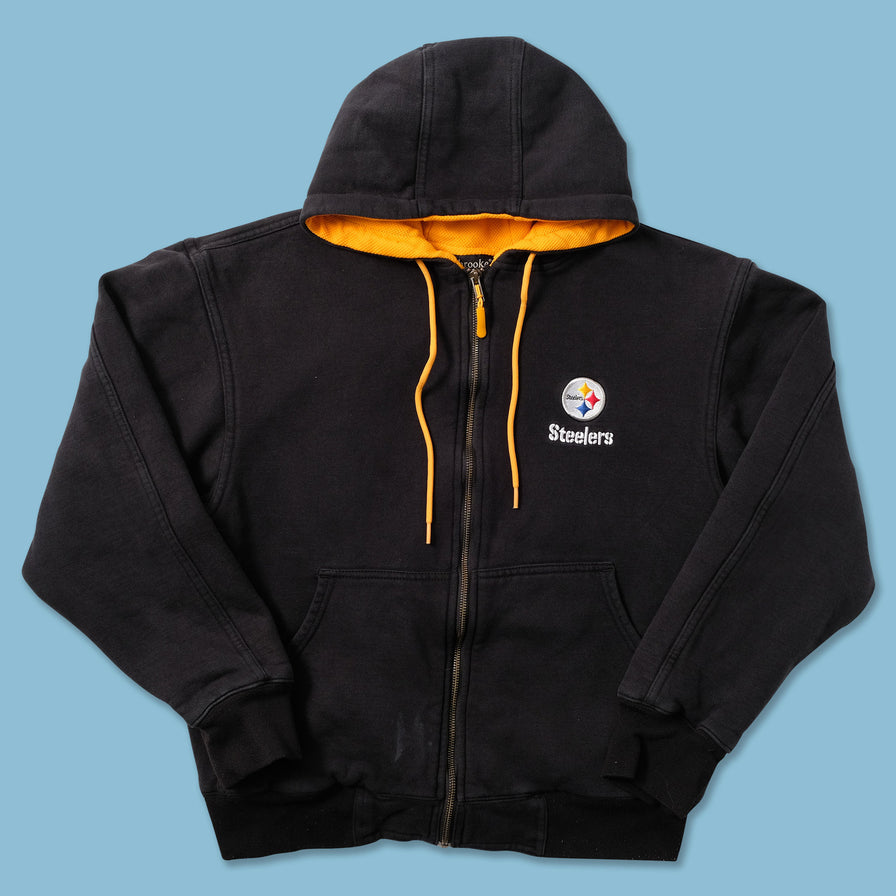 Pittsburgh Steelers Zip Hoody Small - Double Double Vintage