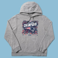 2018 New England Patriots Super Bowl Hoody Medium - Double Double Vintage