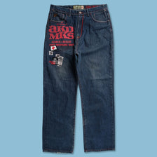 Y2K Akademiks Baggy Pants 34x34 - Double Double Vintage