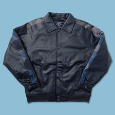 Y2K Clench Leather Jacket - Double Double Vintage