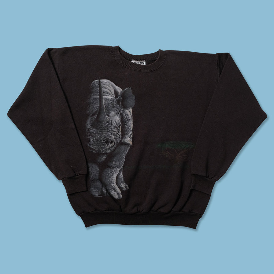 Vintage Rhino Sweater Small - Double Double Vintage