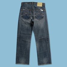 Y2K Azzure Denim Pants - Double Double Vintage