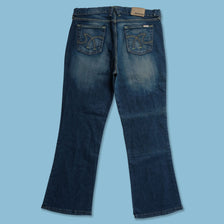 Y2K Bootcut Denim Pants 34x32 - Double Double Vintage