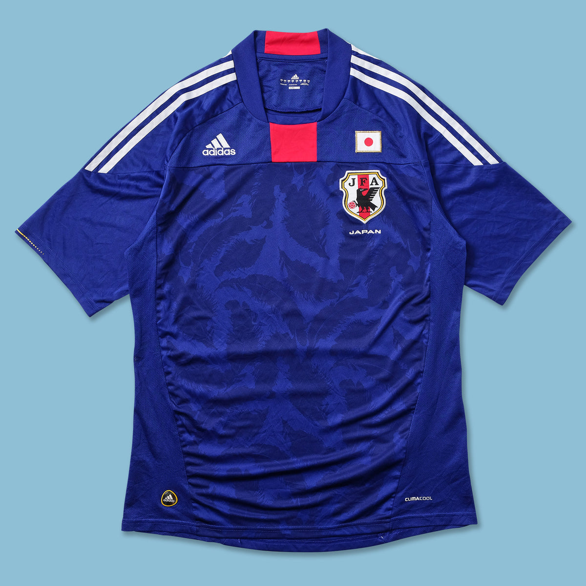 ウェア old adidas Japan Football L/S TR Jersey 2010/12 JAPAN Vintage Adidas L/S Home Football Shirt (L