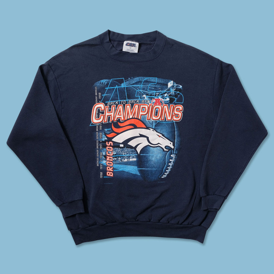 1999 Denver Broncos Sweater Medium - Double Double Vintage