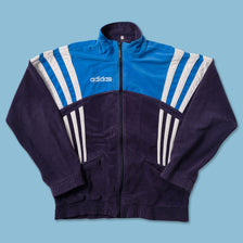 Women's adidas Velour Track Jacket Small - Double Double Vintage