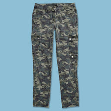 Y2K Women's Camo Cargo Pants 30x32 - Double Double Vintage