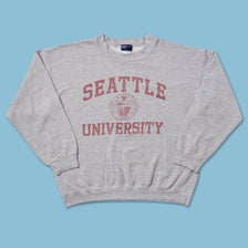 Seattle University Sweater Large - Double Double Vintage