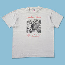 Vintage Sunflower House T-Shirt XLarge - Double Double Vintage