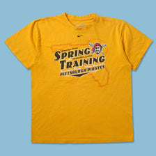 2009 Nike Pittsburgh Pirates T-Shirt Small - Double Double Vintage