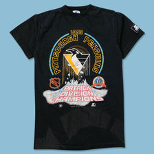Women's 1993 Starter Pittsburgh Penguins T-Shirt Small - Double Double Vintage