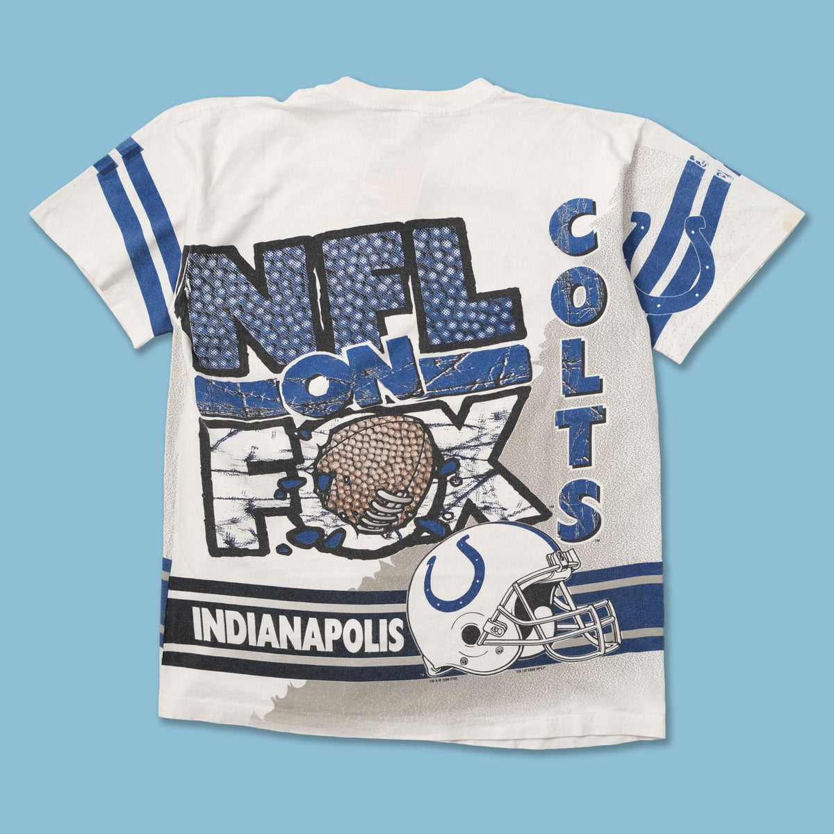 1996 Indianapolis Colts NFL on Fox T-Shirt Large