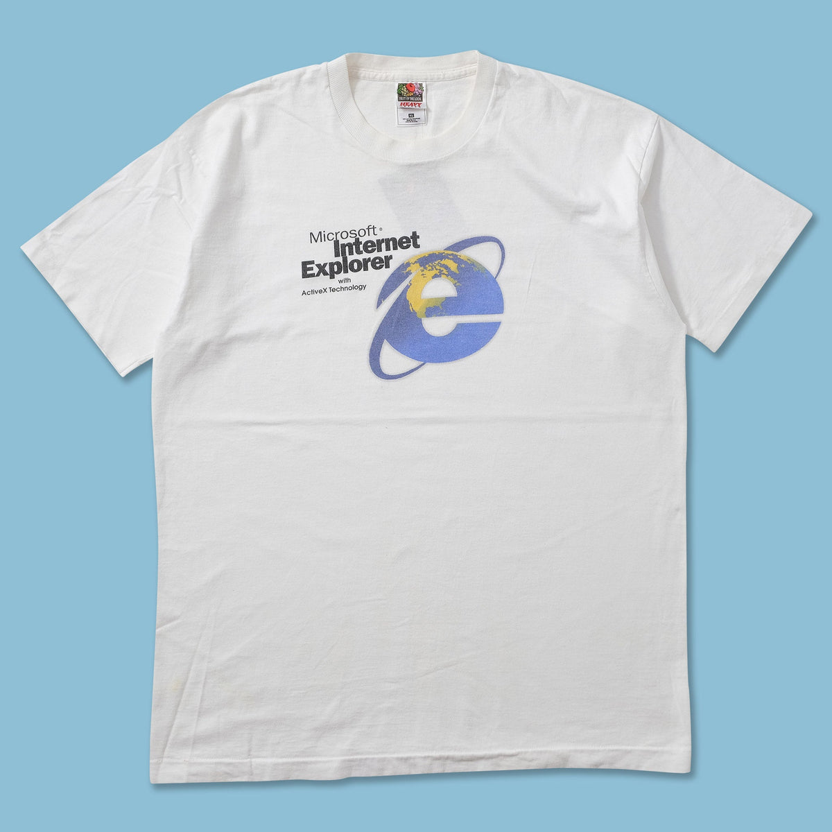Vintage Microsoft Internet Explorer T-Shirt XLarge kaufen – Double 