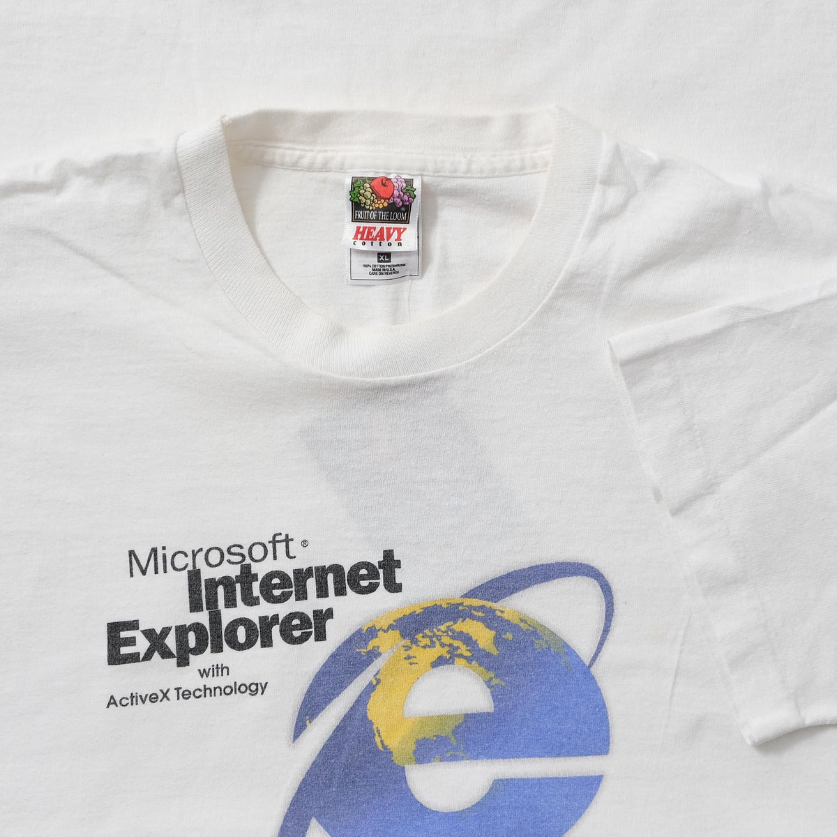 Vintage Microsoft Internet Explorer T-Shirt XLarge kaufen – Double 