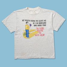 Vintage Bowling T-Shirt Large - Double Double Vintage
