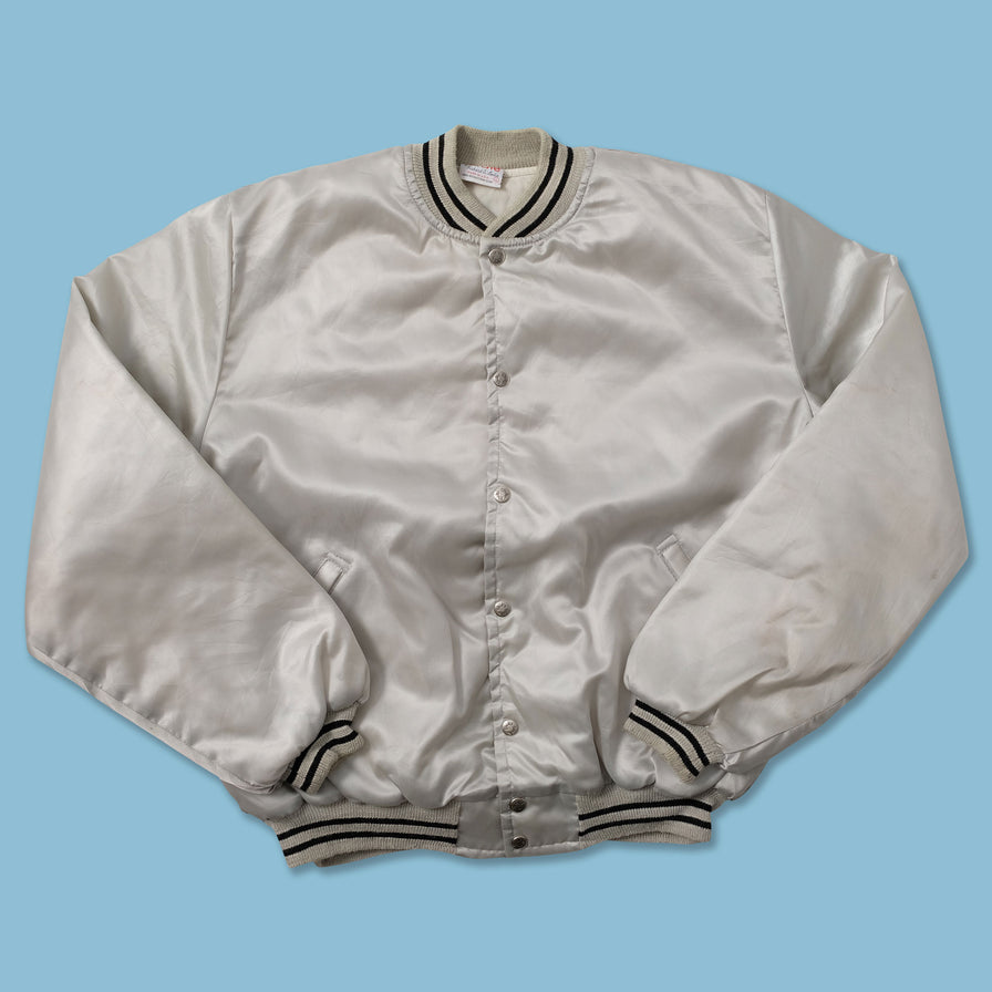 Vintage Satin Bomber Jacket XLarge - Double Double Vintage
