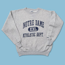 Vintage Notre Dame Sweater Small - Double Double Vintage