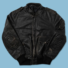 Vintage Leather Jacket Small - Double Double Vintage
