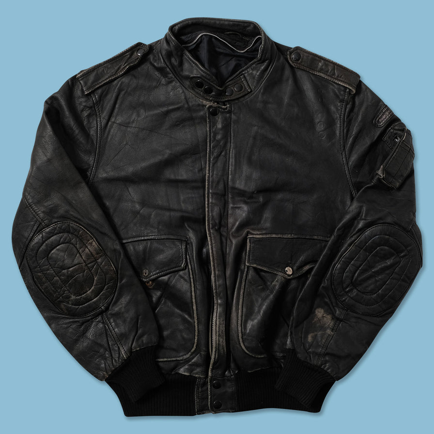 Vintage Leather Jacket Small - Double Double Vintage