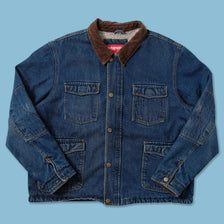 Vintage Wrangler Denim Work Jacket XLarge - Double Double Vintage