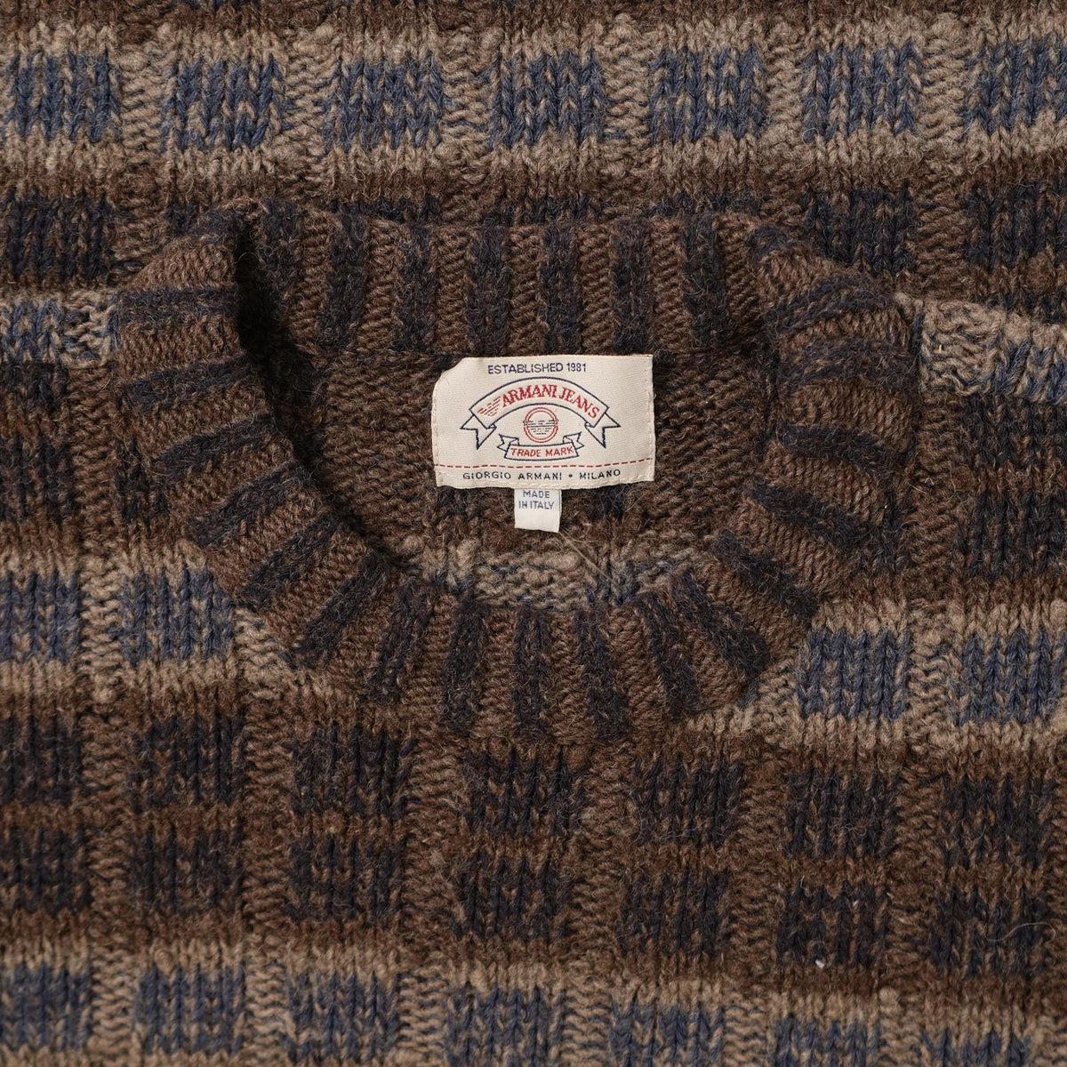【Giorgio Armani 】DS KNIT Vintage Giorgio Armani Knit Sweater Large kaufen – Double Double