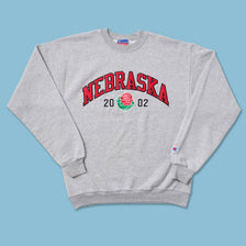 2002 Champion Nebraska Sweater Small - Double Double Vintage