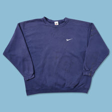 Vintage Nike Mini Swoosh Sweater XLarge - Double Double Vintage