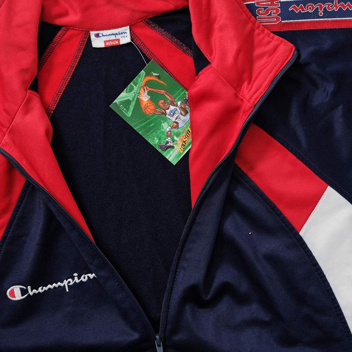 Vintage Champion USA Track Jacket Large | Double Double Vintage