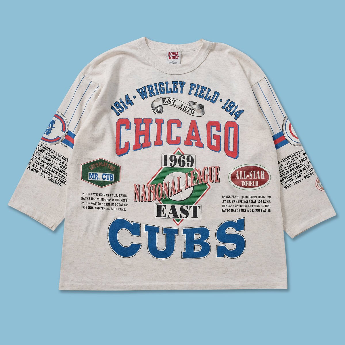 Vintage Style Chicago Cubs Cubs Baseball Graphic Sweatshirt